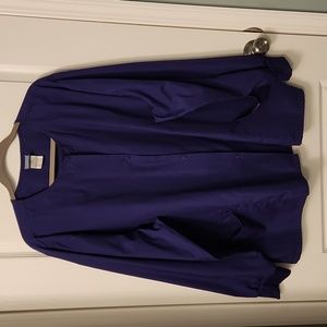 Plus size 2X Scrub Jacket Cherokee Workwear in Grape